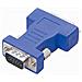 DVI compact adapter, DVI-I, 15 pin HD, Blu - Foto miniatura 1