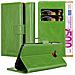 Custodia Compatibile Con Asus Zenfone 4 Selfie Pro In Verde Erbe - Coperchio Protettiva Con Chiusura Magnetica, Funzione Stand E Tasca Per Le Carte - Foto miniatura 1