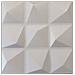 10/20mq Di Pannelli In Eps (polistirene Compatto) 3d A Soffitto O Parete 50x50x2cm Bianchi 4 Modelli - 20mq Di Piramidi - Foto miniatura 1