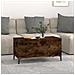Tavolino Da Salotto Rovere Fumo 90x44,5x45 Cm Legno Multistrato - Foto miniatura 4