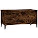 Tavolino Da Salotto Rovere Fumo 90x44,5x45 Cm Legno Multistrato - Foto miniatura 6
