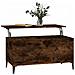 Tavolino Da Salotto Rovere Fumo 90x44,5x45 Cm Legno Multistrato - Foto miniatura 8