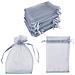 Sacchetti Regalo Piccoli Con Coulisse Organza Confezione Da 25 Pz. 7x9 Cm Grey - Foto miniatura 10