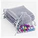 Sacchetti Regalo Piccoli Con Coulisse Organza Confezione Da 25 Pz. 7x9 Cm Grey - Foto miniatura 4