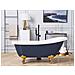 Vasca Da Bagno Freestanding Cayman 170 X 76 Cm Blu - Foto miniatura 1