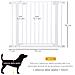 Cancelletto Di Sicurezza Per Cani, Fissaggio A Pressione Larghezza Regolabile 75-96cm - Foto miniatura 4
