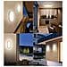 Lampada Led Da Parete Applique Ovale 12w Luce Fredda 6000k Interni Esterni Fc103 - Foto miniatura 3