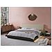 Letto Matrimoniale Led Ecopelle E Legno Scuro 180 X 200 Cm Zen - Foto miniatura 1