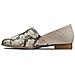 Décolleté Clarks Donna Pure Tone In Pelle Di Serpente Grigio 37 - Foto miniatura 2