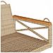 Panchina a Dondolo Beige 109x62x40 cm in Polyrattan - Foto miniatura 3