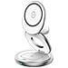 Stazione Di Ricarica Wireless Qi 3 / Magsafe 15w 3 Zone Pieghevole, Blanc / Gris - Foto miniatura 6