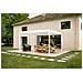 Pergola Bioclimatica Autoportante In Alluminio Bianco Piana 4x3m - Foto miniatura 1