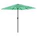 Ombrellone Giardino Con Palo In Acciaio Verde 248x248x248 Cm - Foto miniatura 2
