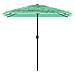 Ombrellone Giardino Con Palo In Acciaio Verde 248x248x248 Cm - Foto miniatura 3