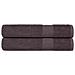 Asciugamani Sauna 2 Pz Antracite 80x200cm 360g/m 100% Cotone - Foto miniatura 1