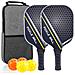 Set Da Pickleball - Racchette, Palline E Borsa In Fibra Di Vetro   12 - Foto miniatura 1