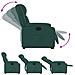 Poltrona Alzapersona Reclinabile Verde Scuro in Tessuto - Foto miniatura 7