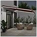 Tenda da Sole Retrattile Automatica con LED Marrone 600x350 cm - Foto miniatura 3