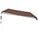 Tenda da Sole Retrattile Automatica con LED Marrone 600x350 cm - Foto miniatura 5