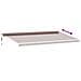 Tenda da Sole Retrattile Automatica con LED Marrone 600x350 cm - Foto miniatura 6
