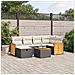 Set Divani da Giardino con Cuscini 7pz Nero Polyrattan - Foto miniatura 2