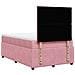 Giroletto a Molle con Materasso Rosa 120x190 cm in Velluto - Foto miniatura 6