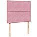 Giroletto a Molle con Materasso Rosa 120x190 cm in Velluto - Foto miniatura 7