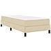 Letto a molle con materasso Crema 90 x 200 cm Tessuto - Foto miniatura 1