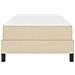 Letto a molle con materasso Crema 90 x 200 cm Tessuto - Foto miniatura 7