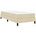 Letto a molle con materasso Crema 90 x 200 cm Tessuto - Foto miniatura 9
