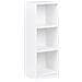 Libreria A 3 Ripiani Zehna 117 Cm Bianco - Foto miniatura 2