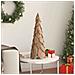 Albero di Natale Marrone 80 cm Legno massello di teak - Foto miniatura 3