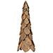 Albero di Natale Marrone 80 cm Legno massello di teak - Foto miniatura 4