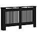 Copertura per radiatori Rovere Nero 152 x 19 x 81,5 cm - Foto miniatura 1