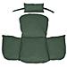 Cuscino da giardino impermeabile verde 112x113 cm per sedia sospesa - Foto miniatura 3