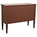 Credenza In Legno Marrone E Rattan 106x40x78h - Foto miniatura 6