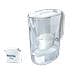 Caraffa filtrante acqua Style Essential White (2.4L) incl. 1 x filtro MAXTRA PRO PURE PERFORMANCE che riduce cloro, calcare, PFAS e metalli - Adatta alla porta del frigorifero, con indicatore LED - Foto miniatura 1