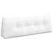 Cuscino per Schiena Bianco 140 x 24 x 50 cm Tessuto - Foto miniatura 1