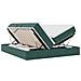Letto con contenitore e materasso Verde Scuro 200 x 200 cm - Foto miniatura 1