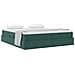 Letto con contenitore e materasso Verde Scuro 200 x 200 cm - Foto miniatura 3