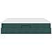 Letto con contenitore e materasso Verde Scuro 200 x 200 cm - Foto miniatura 9