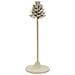 Portacandela Vkh741-beige-metallo-11,5x11,5x33,5 Cm - Foto miniatura 1