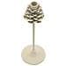 Portacandela Vkh741-beige-metallo-11,5x11,5x33,5 Cm - Foto miniatura 2
