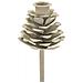 Portacandela Vkh741-beige-metallo-11,5x11,5x33,5 Cm - Foto miniatura 4