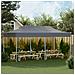 Tenda Party Antracite 291 x 580 x 315 cm Tessuto Oxford - Foto miniatura 3