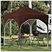 Tenda per feste a pop-up 194 x 194 x 245 cm Marrone - Foto miniatura 2