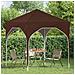 Tenda per feste a pop-up 194 x 194 x 245 cm Marrone - Foto miniatura 3