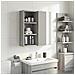 Armadio da bagno a muro Sonoma grigia 30 x 16 x 62,5 cm - Foto miniatura 4