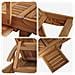 Lettino prendisole con cuscino Marrone 195 x 59 x 78,5 cm - Foto miniatura 9