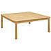 Tavolino da salotto Acacia chiaro 110 x 110 x 45 cm - Foto miniatura 1